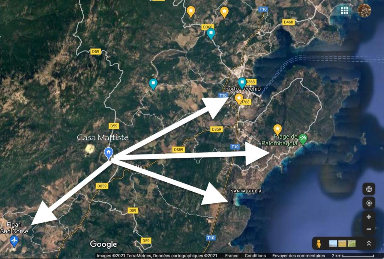 Appartements Avec Jardin Entre Porto-Vecchio Et Figari - Casa Mattiste Sotta Zewnętrze zdjęcie